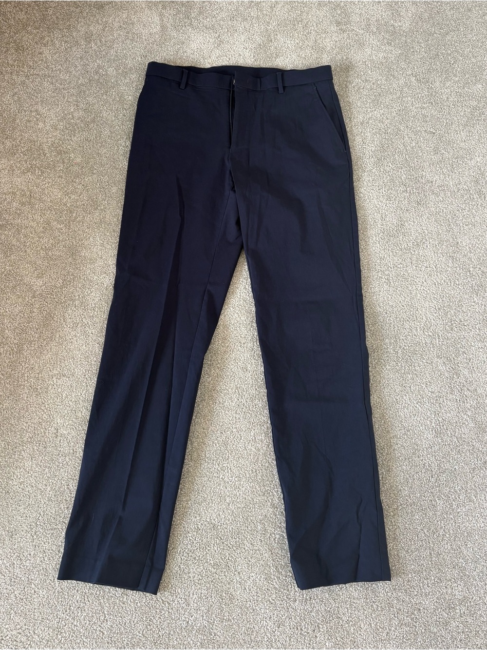 Tommy Hilfiger Men's Navy Dress Pants - Straight Leg